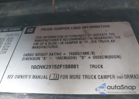 2002 Chevrolet Silverado 2500Hd Ls from USA, damaged, VIN 1GCHK23152F158881